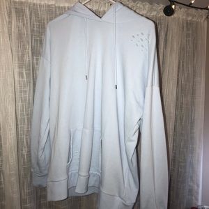 distressed forever 21 hoodie
